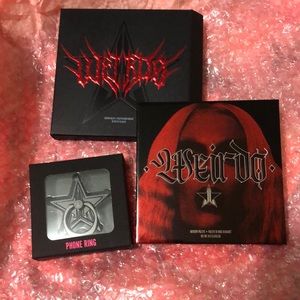 BNIB!!! Jeffree Star Weirdo eyeshadow palette & Star Phone Ring